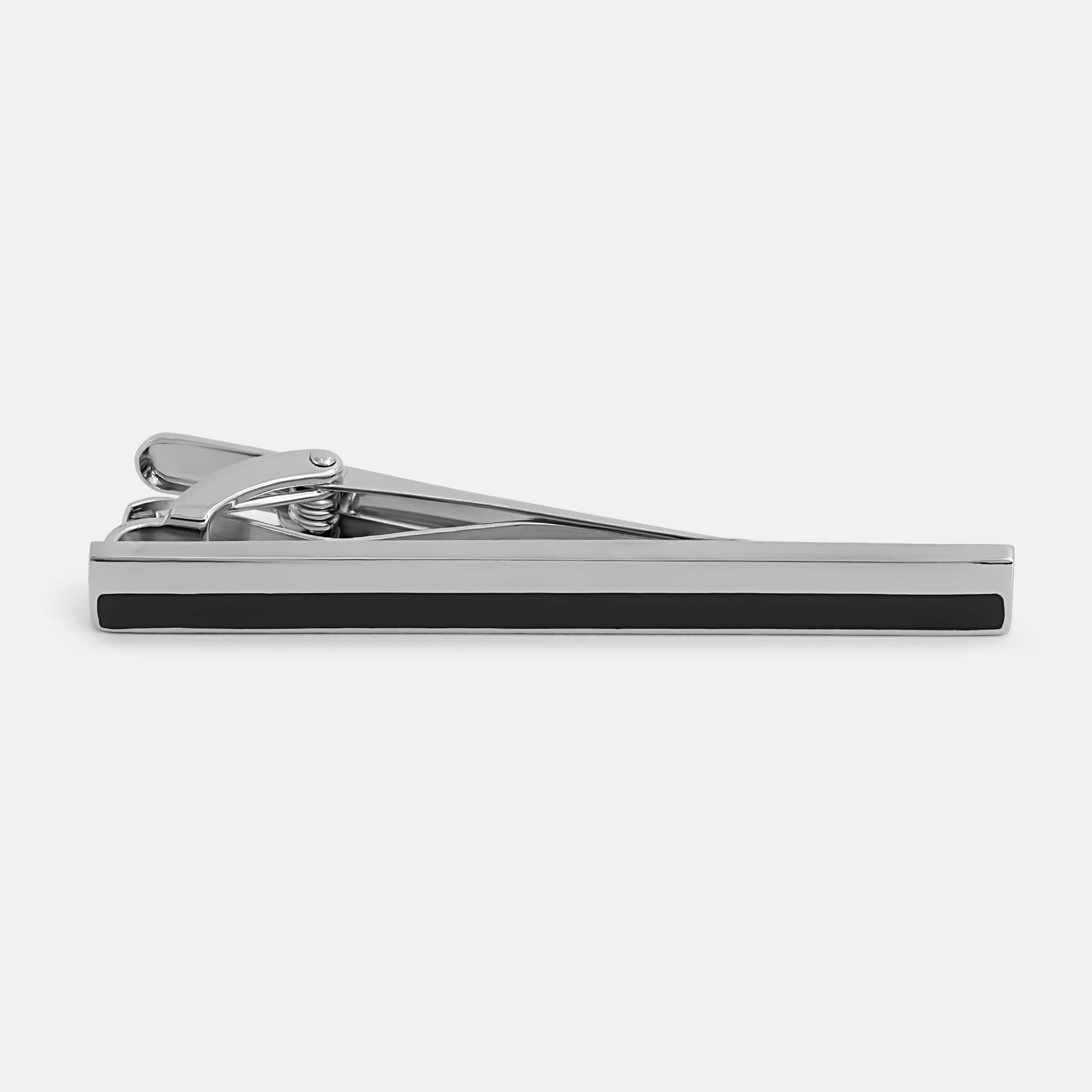 Duo Black Tie Clip