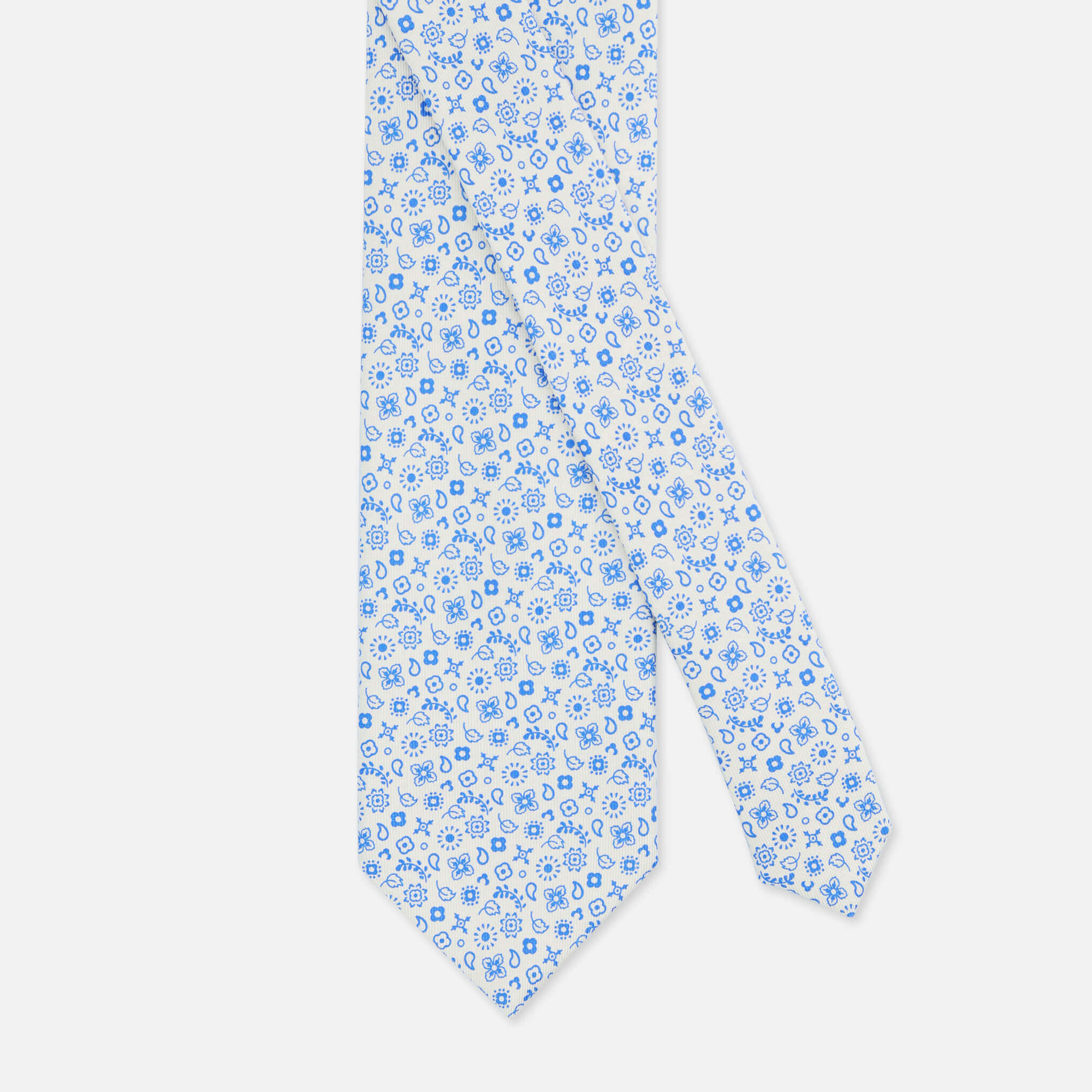 FANTASY White-Cool Blue Tie